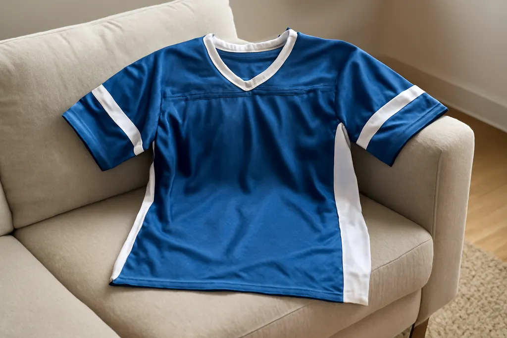 Editorial photo illustrating baseball jersey fabric climate