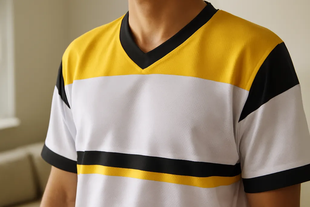 A second, contextual photo supporting the guide on basketball jersey length hem