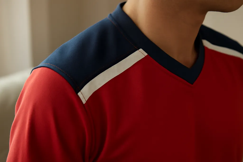 A second, contextual photo supporting the guide on basketball jersey mesh breathability