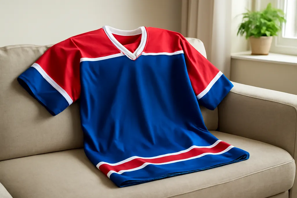 Editorial photo illustrating football jersey numbering size