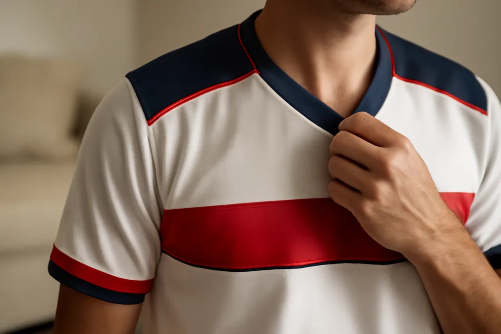 A second, contextual photo supporting the guide on hockey jersey fit equipment casual