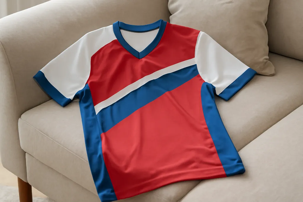 Editorial photo illustrating basketball jersey and shorts matching