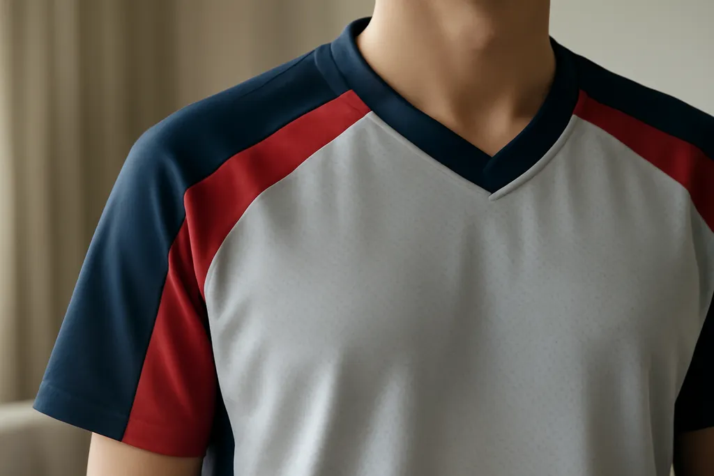 A second, contextual photo supporting the guide on how to iron a jersey safely