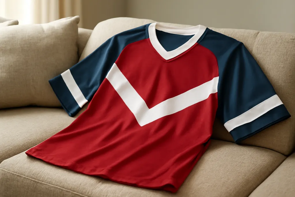 Editorial photo illustrating how to iron a jersey safely