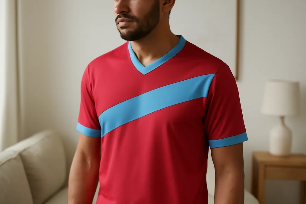 Editorial photo illustrating layering under hockey jersey