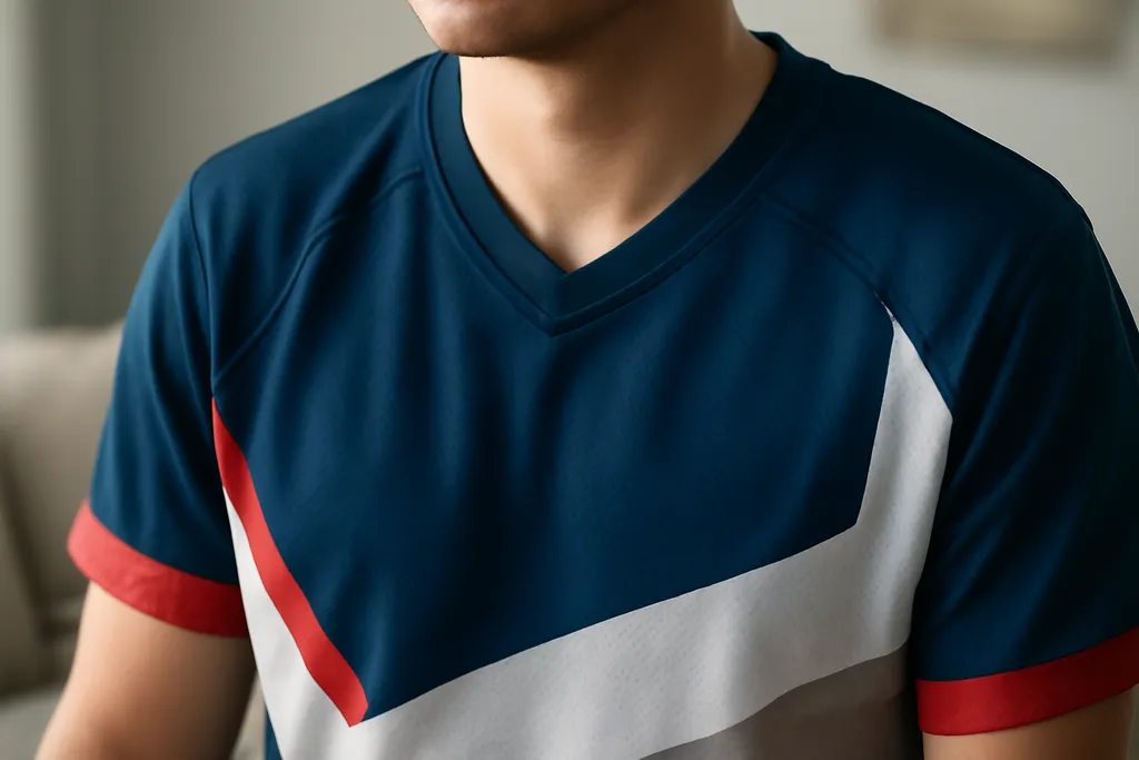 A second, contextual photo supporting the guide on player issue vs fan fit soccer jersey