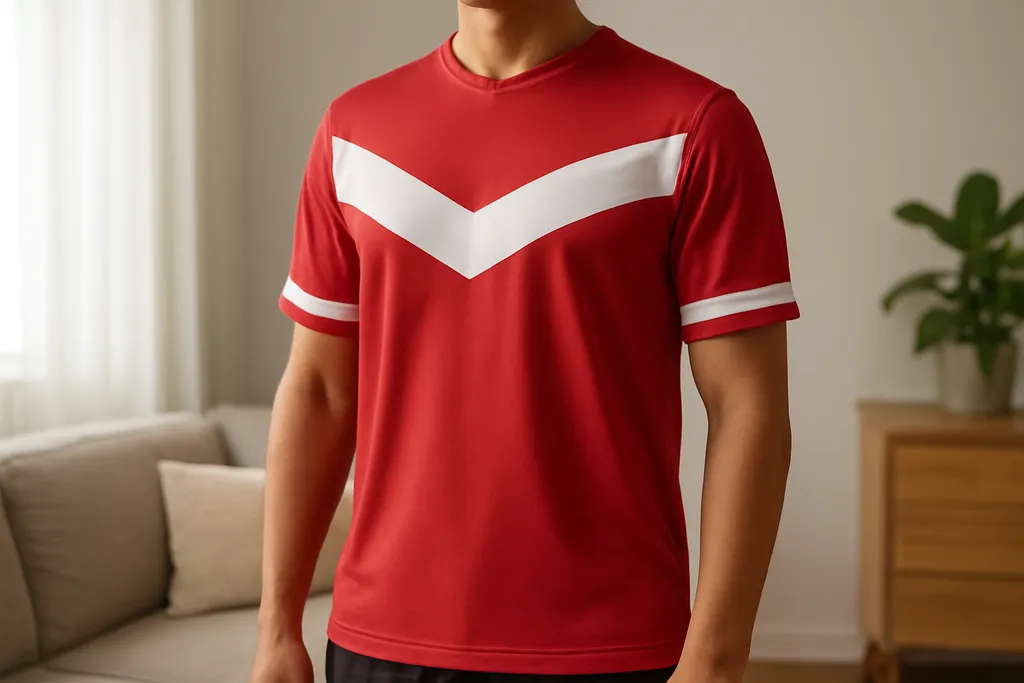 Editorial photo illustrating player issue vs fan fit soccer jersey