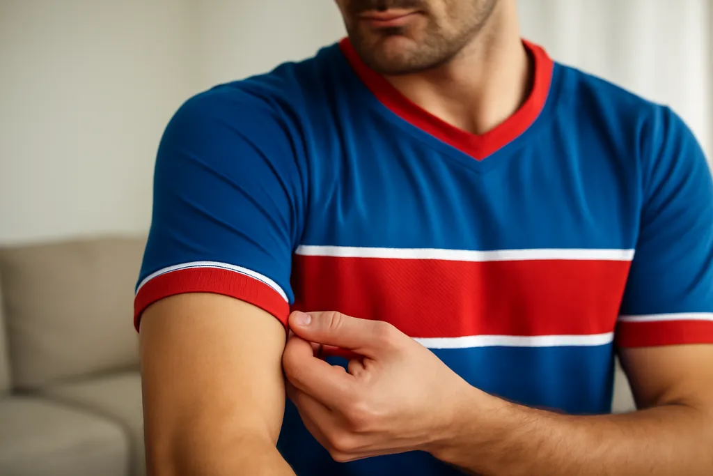 A second, contextual photo supporting the guide on reversible basketball jersey