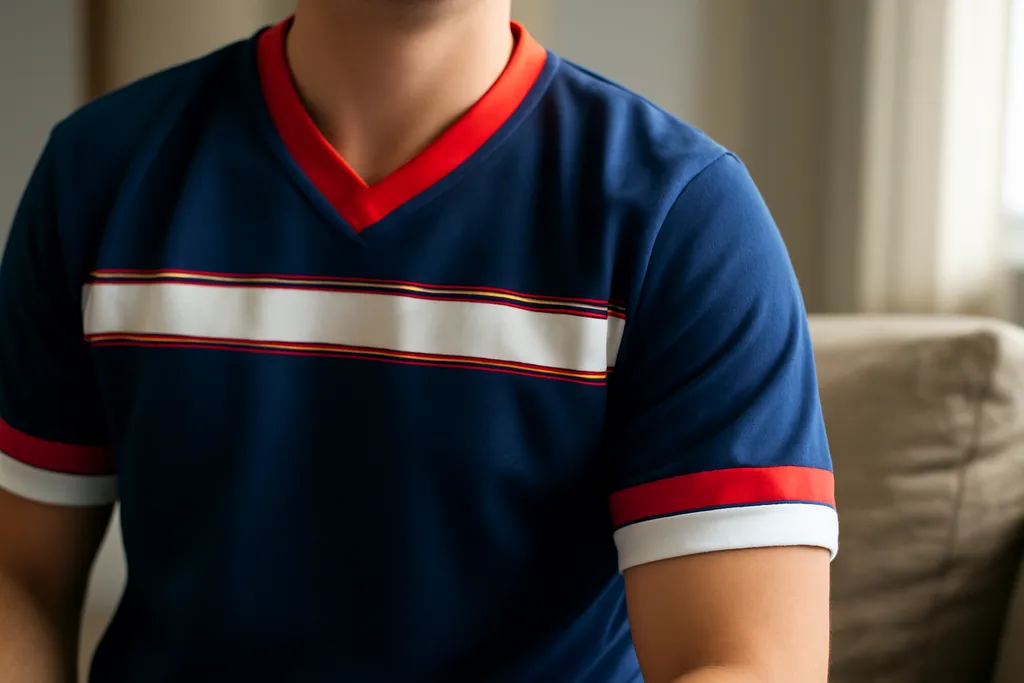 A second, contextual photo supporting the guide on baseball jersey collar button styles