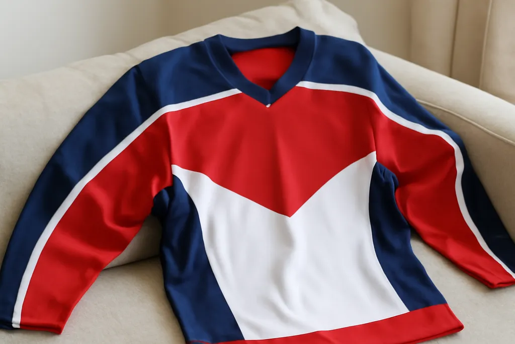 Editorial photo illustrating baseball jersey collar button styles
